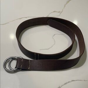 Polo Ralph Lauren Men’s D-Ring Brown Leather Belt Medium